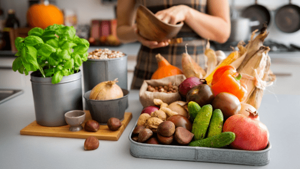 Vegetables -sururan and nuts