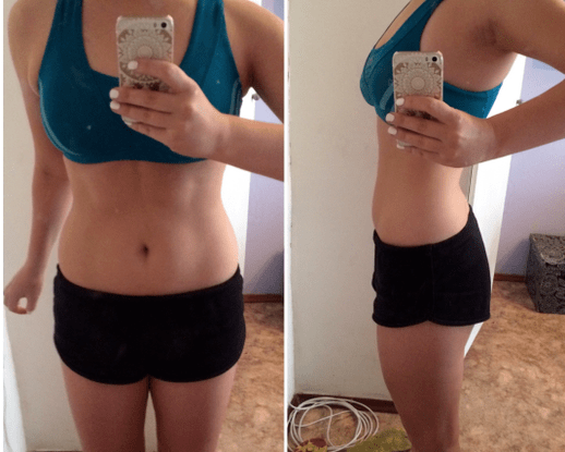 photos before and after the keto diet