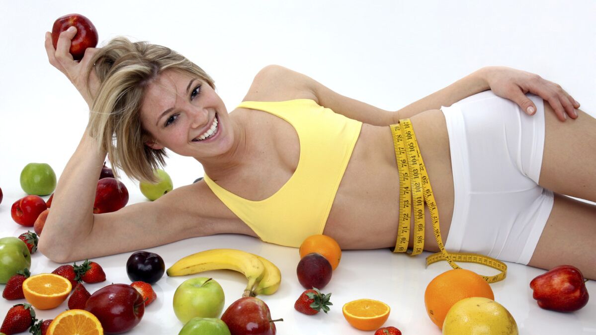 A healthy diet is the key to rapid weight loss